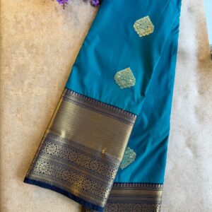 Classic Blue Silk Saree