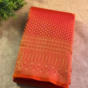 Bridal Saree orange