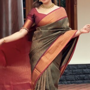 Semi Kanchipuram Sarees-sbks15