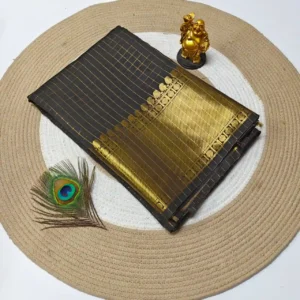 kota checked banarasi black