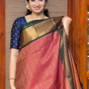 Semi Kanchipuram Sarees  - SKBS013